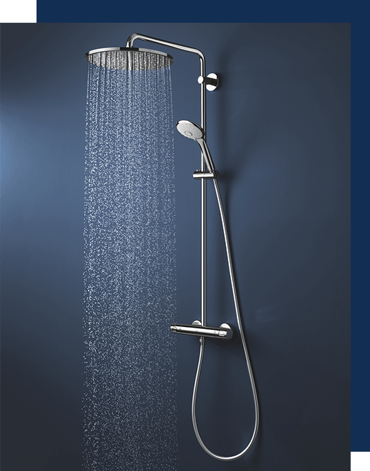 Technolgogia Ecojoy w przysznicu GROHE