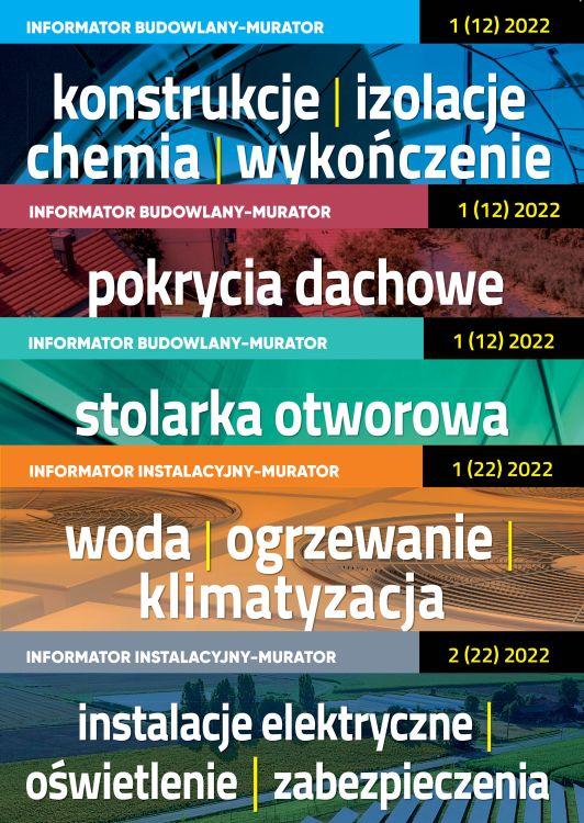Informator Budowlany-murator 2022 + Informator Instalacyjny-murator 2022 - DRUK + PDF